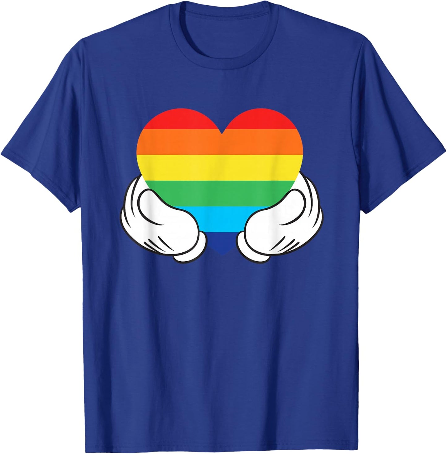 Disney Mickey Mouse Hands Rainbow T-Shirt - T-Shirt | Royal