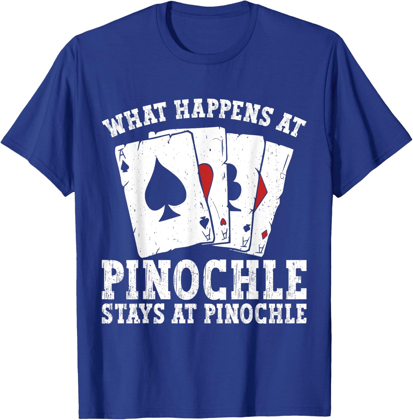 Funny Pinochle Player T-Shirt - T-Shirt | Royal