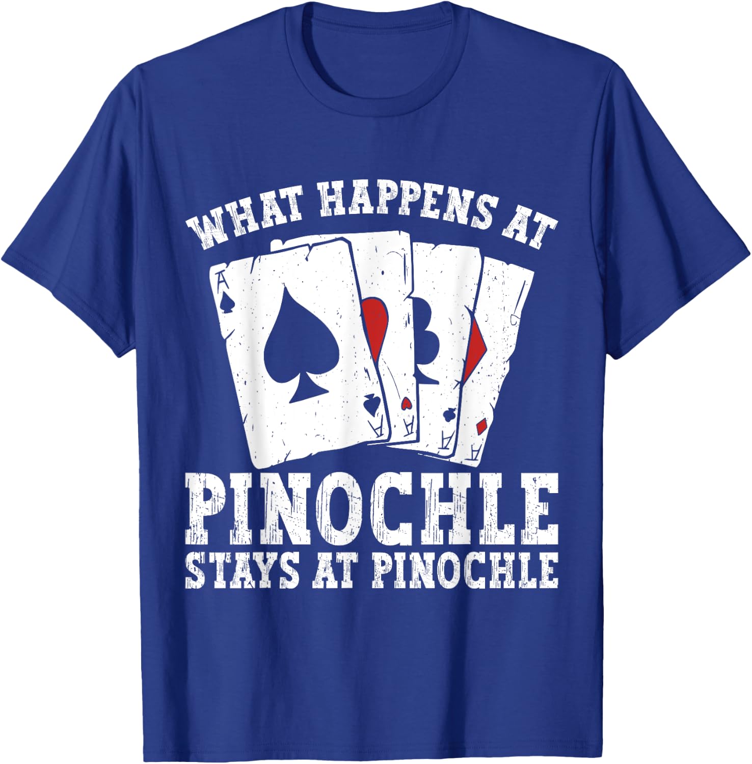 Funny Pinochle Player T-Shirt - T-Shirt | Royal
