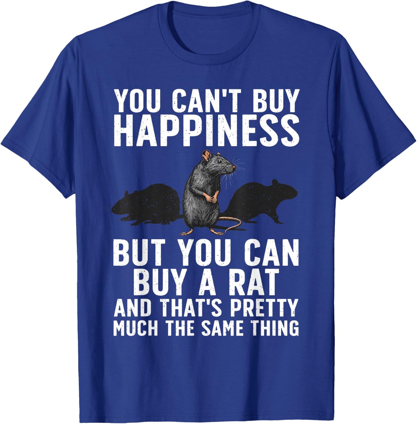Funny Rat Women Kids Animal Lover Mouse Pet Rodent T-Shirt - T-Shirt | Royal
