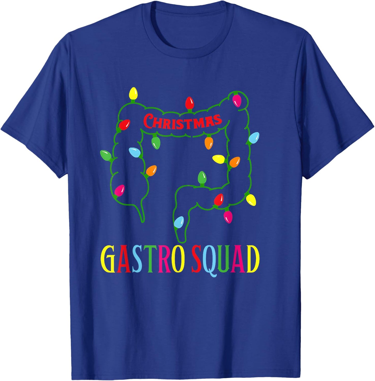 Christmas Gastro Nurse Squad Gastroenterology Doctor Vintage T-Shirt - T-Shirt | Royal