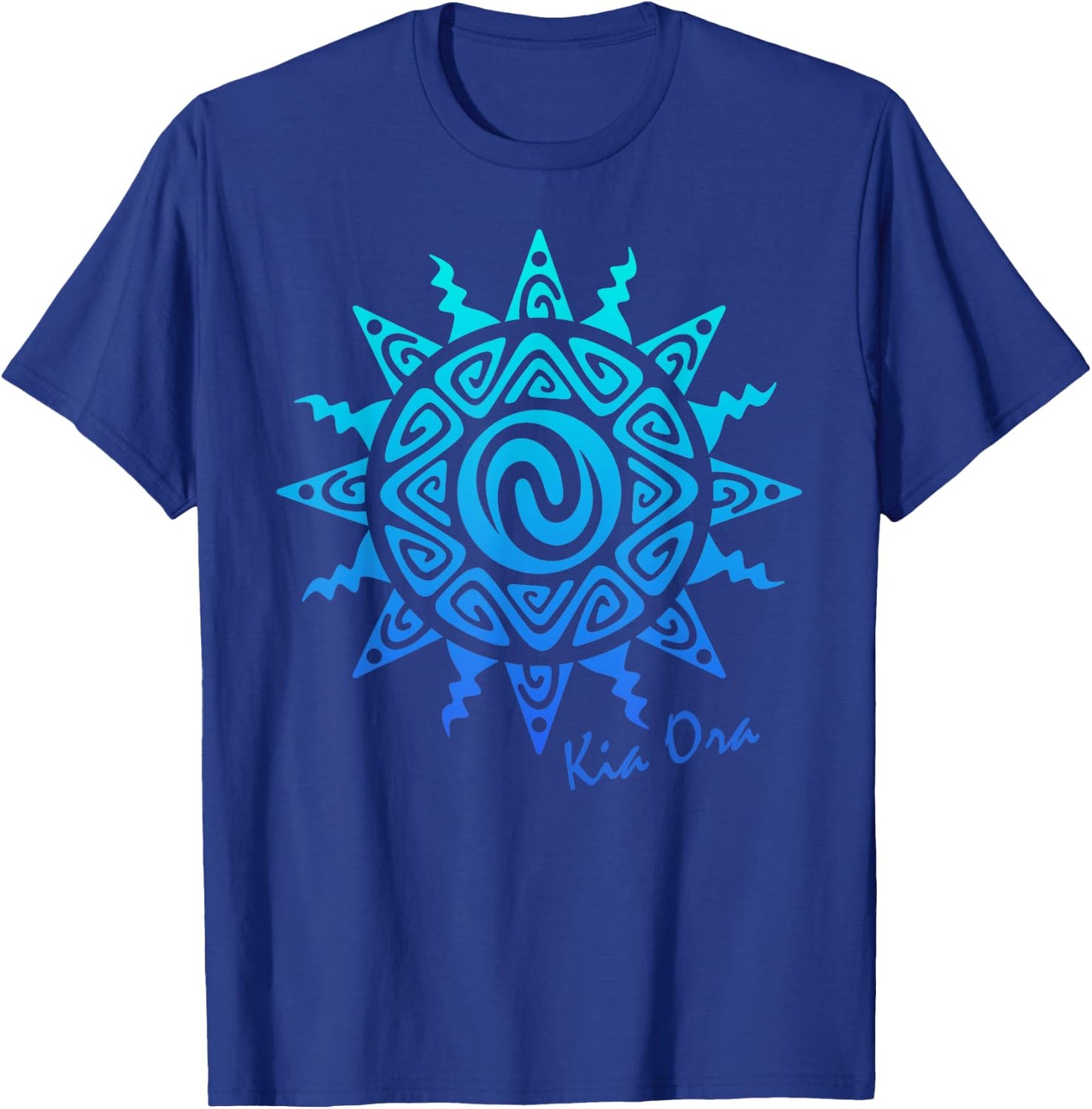 Culture Sun Kia Ora Symbol, Haka New Zealand T-Shirt - T-Shirt | Royal