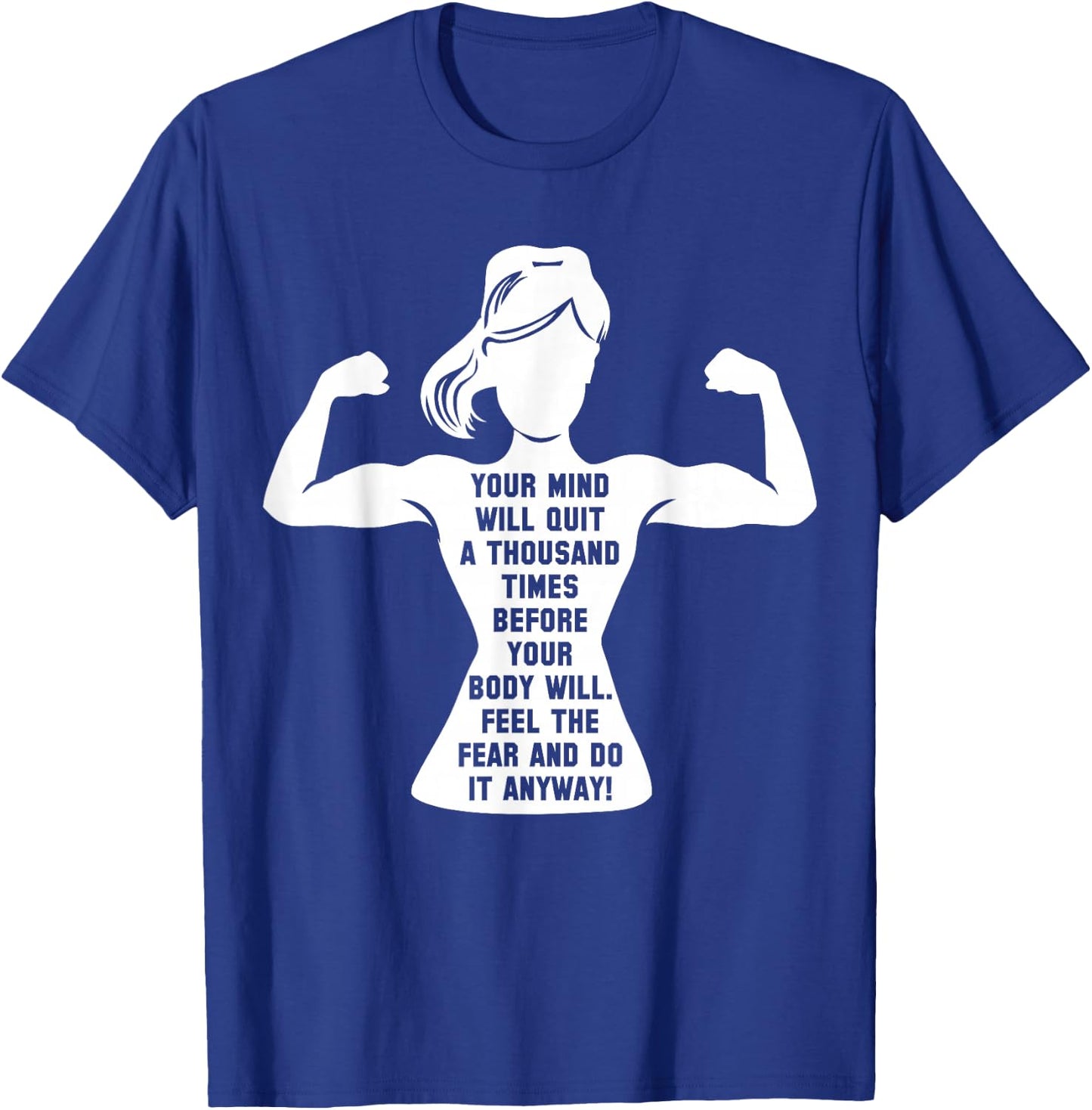 Women Gym Motivation Workout Motivational Fitness Lover Gift Small T-Shirt - T-Shirt | Royal