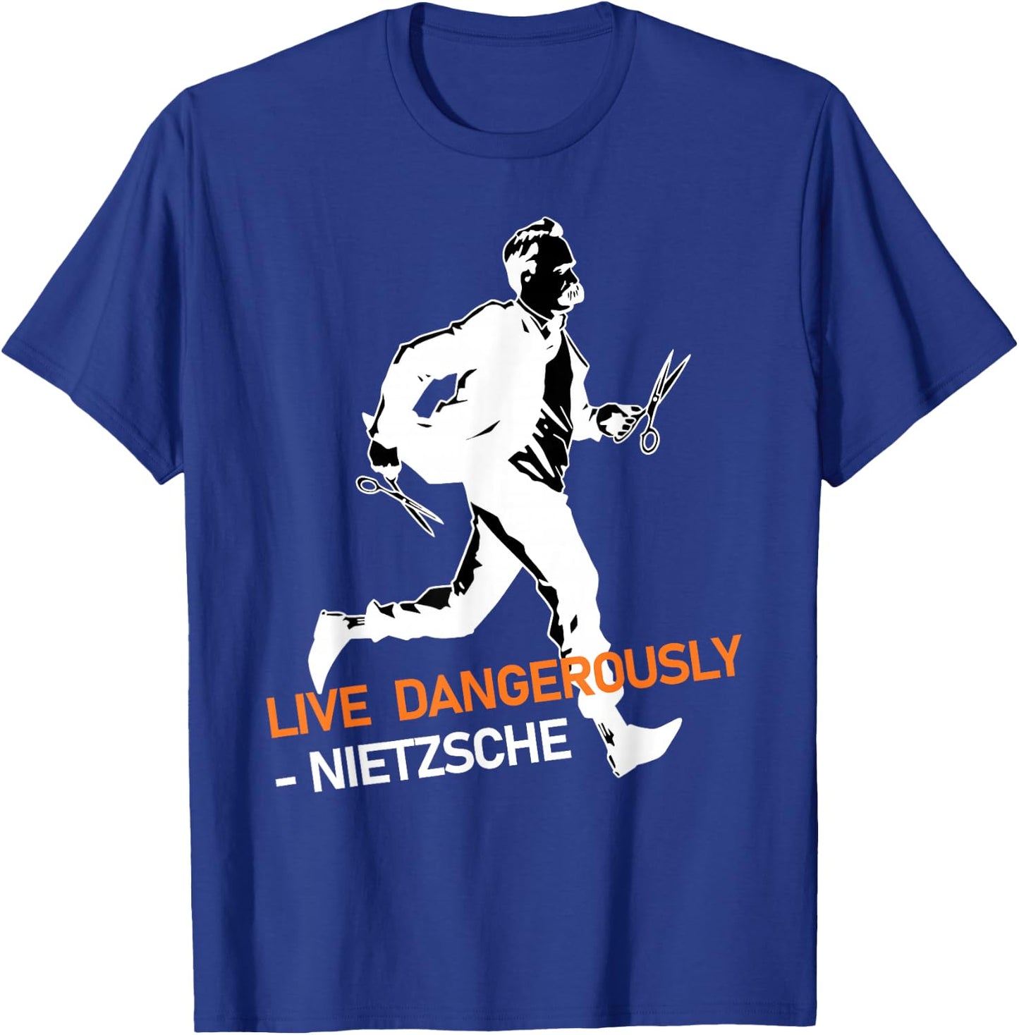 Friedrich Nietzsche Philosophy German Philosopher T-Shirt - T-Shirt | Royal