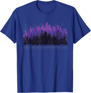 Trees Wildlife Nature Outdoor Forest T-Shirt - T-Shirt | Royal