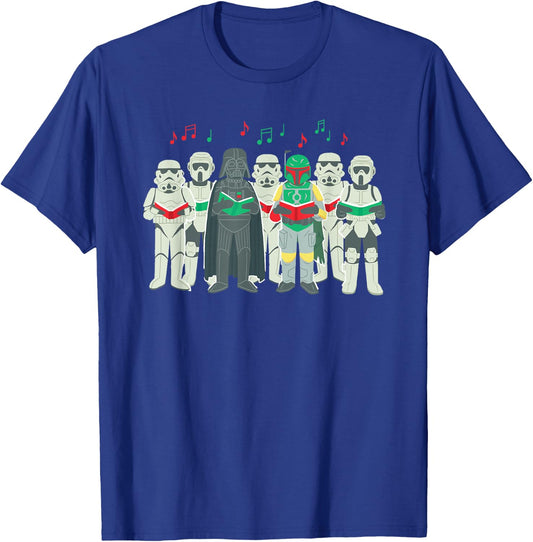Star Wars Darth Vader Sithmas Choir Holiday T-Shirt - T-Shirt | Royal