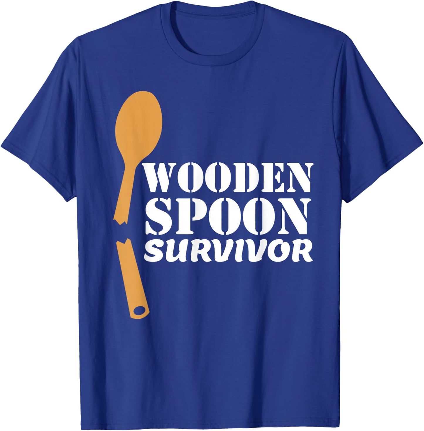 90s Wooden Spoon Survivor Funny Nostalgic Italian Joke T-Shirt - T-Shirt | Royal