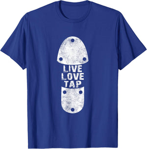 Tap Dances - Live Love Tap Distressed Gift Tap Dancers T-Shirt - T-Shirt | Royal