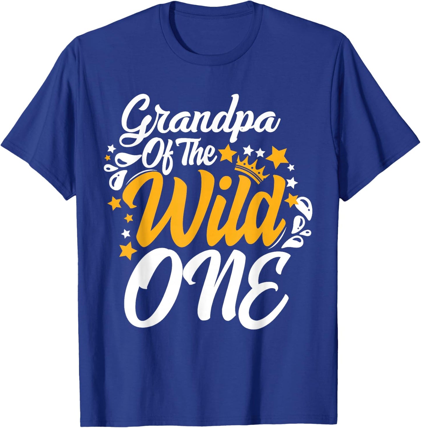 Grandpa of the wild one 1st Birthday party First Thing men T-Shirt - T-Shirt | Royal