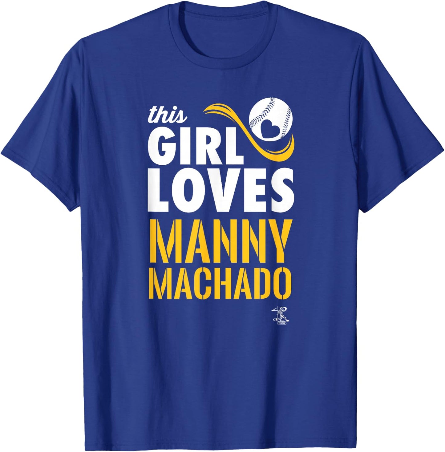 Manny Machado This Girl Loves Gameday T-Shirt - T-Shirt | Royal