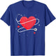 Health Care Stethoscope Heart Nurse T-Shirt - T-Shirt | Royal
