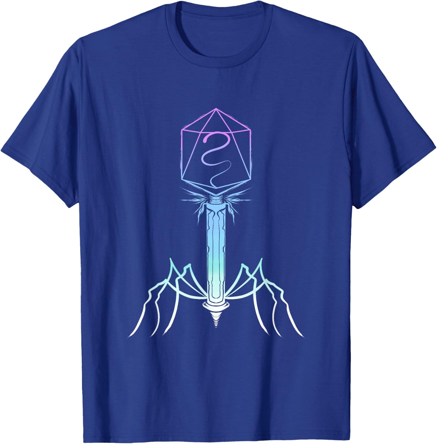 Microbiology Virus Biology Virology Viral Bacteriophage T-Shirt - T-Shirt | Royal