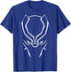 Marvel Avengers Black Panther Big Face T-Shirt - T-Shirt | Royal