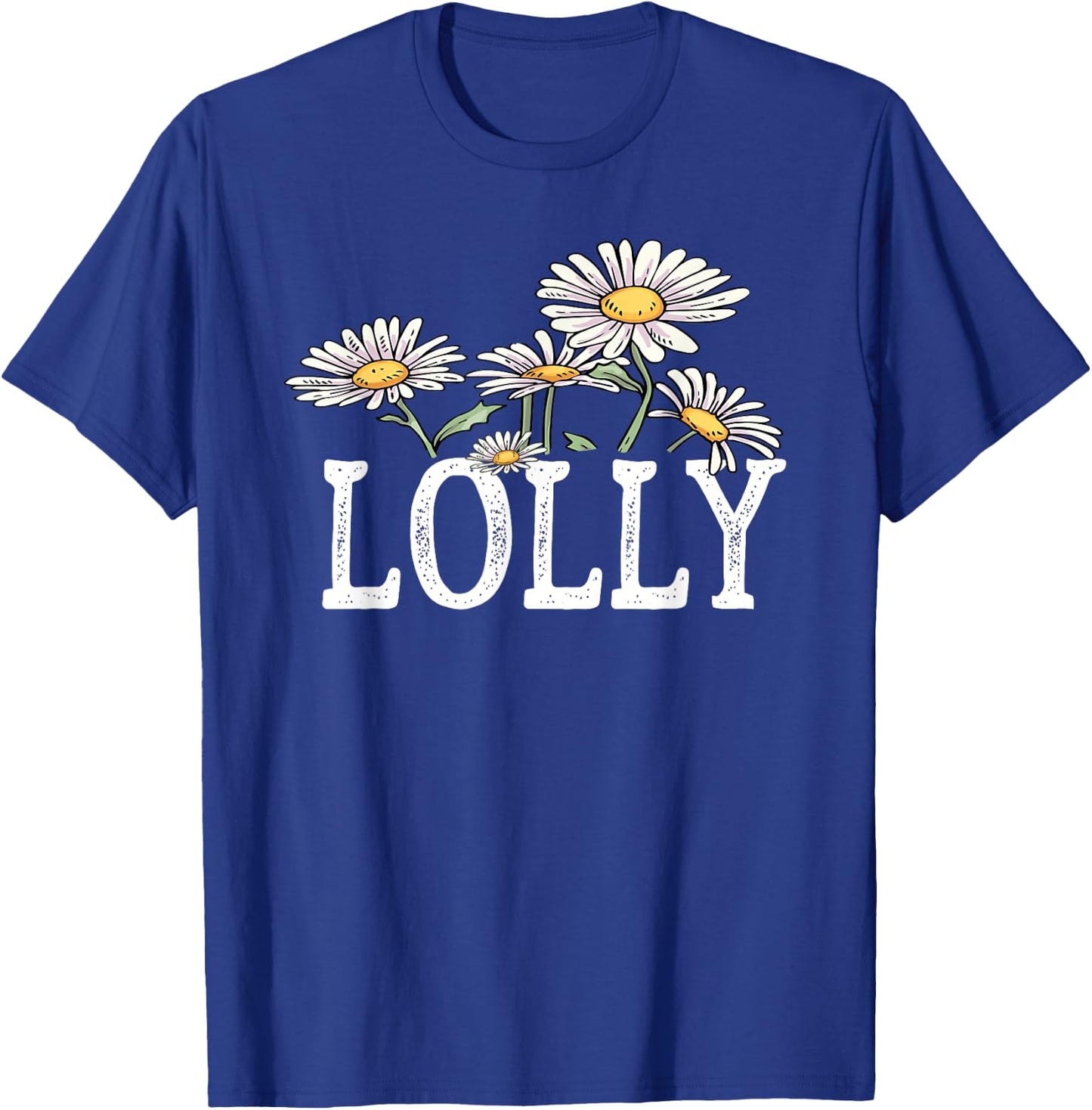 Lolly Floral Chamomile Design Mother's Day Gifts Lolly T-Shirt - T-Shirt | Royal