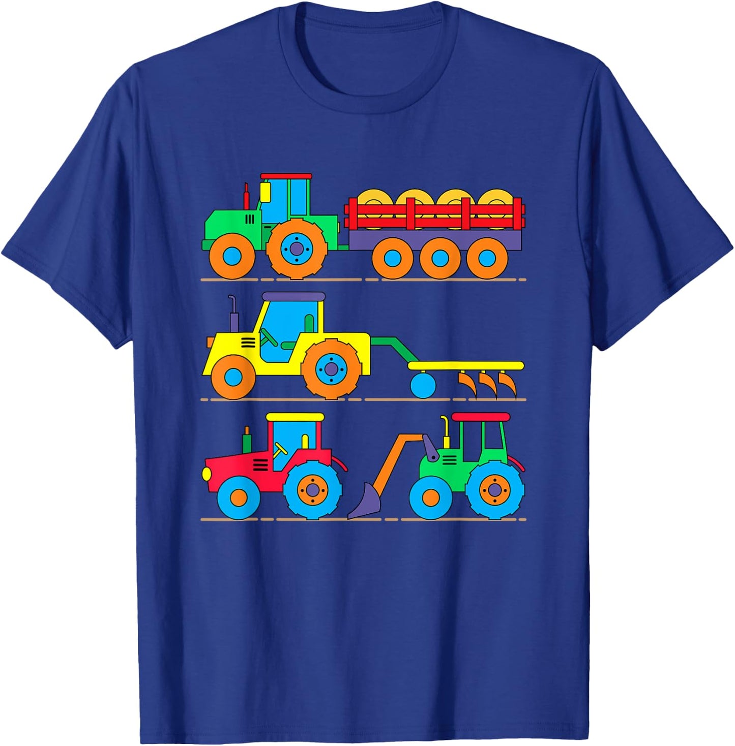 Tractors Tractor Bulldog Agricultural Machines Boys T-Shirt - T-Shirt | Royal