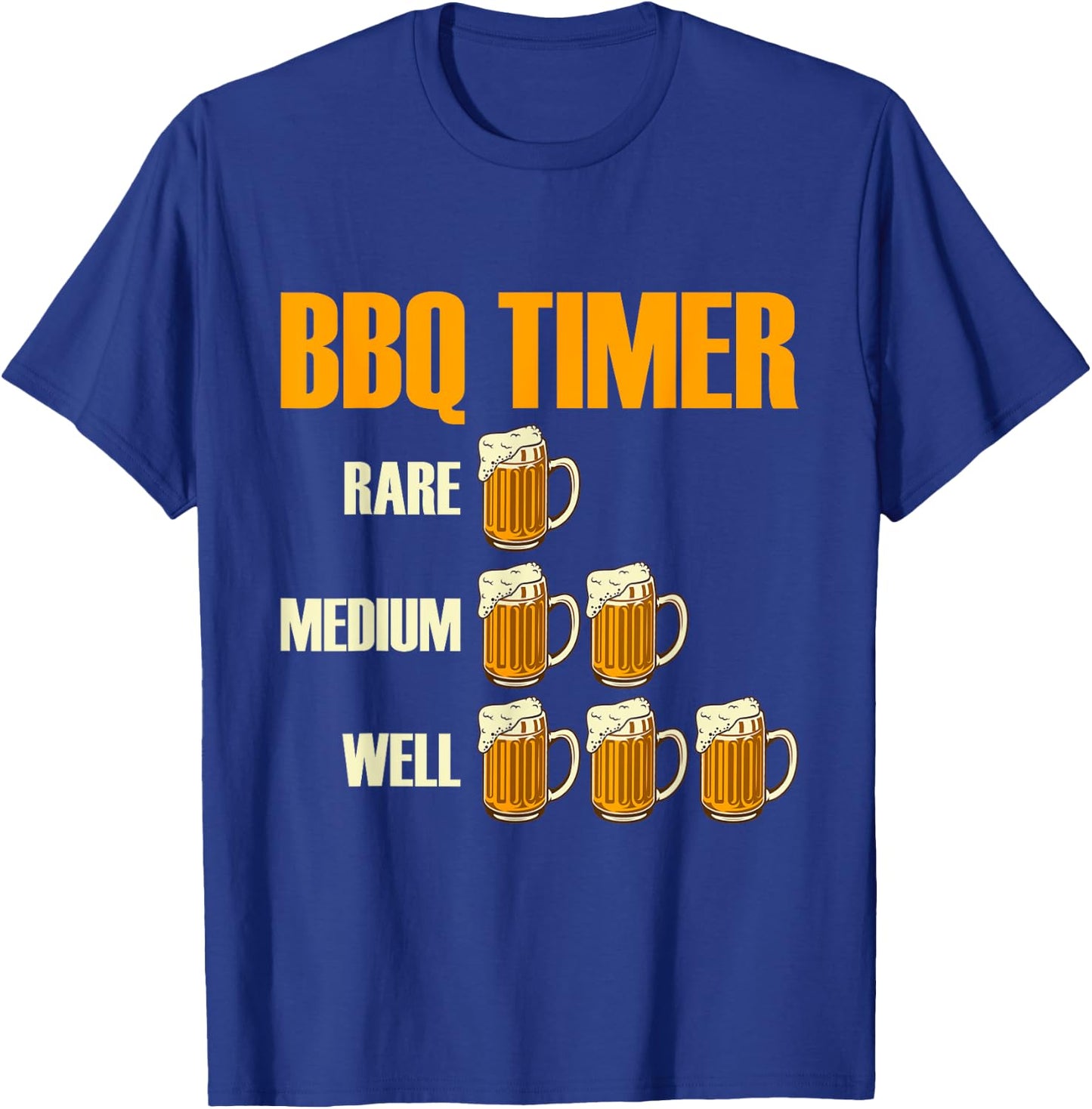 BBQ Timer Barbecue T-Shirt - T-Shirt | Royal
