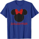 Disney Minnie Mouse Red Bow Icon Daughter Family T-Shirt - T-Shirt | Royal