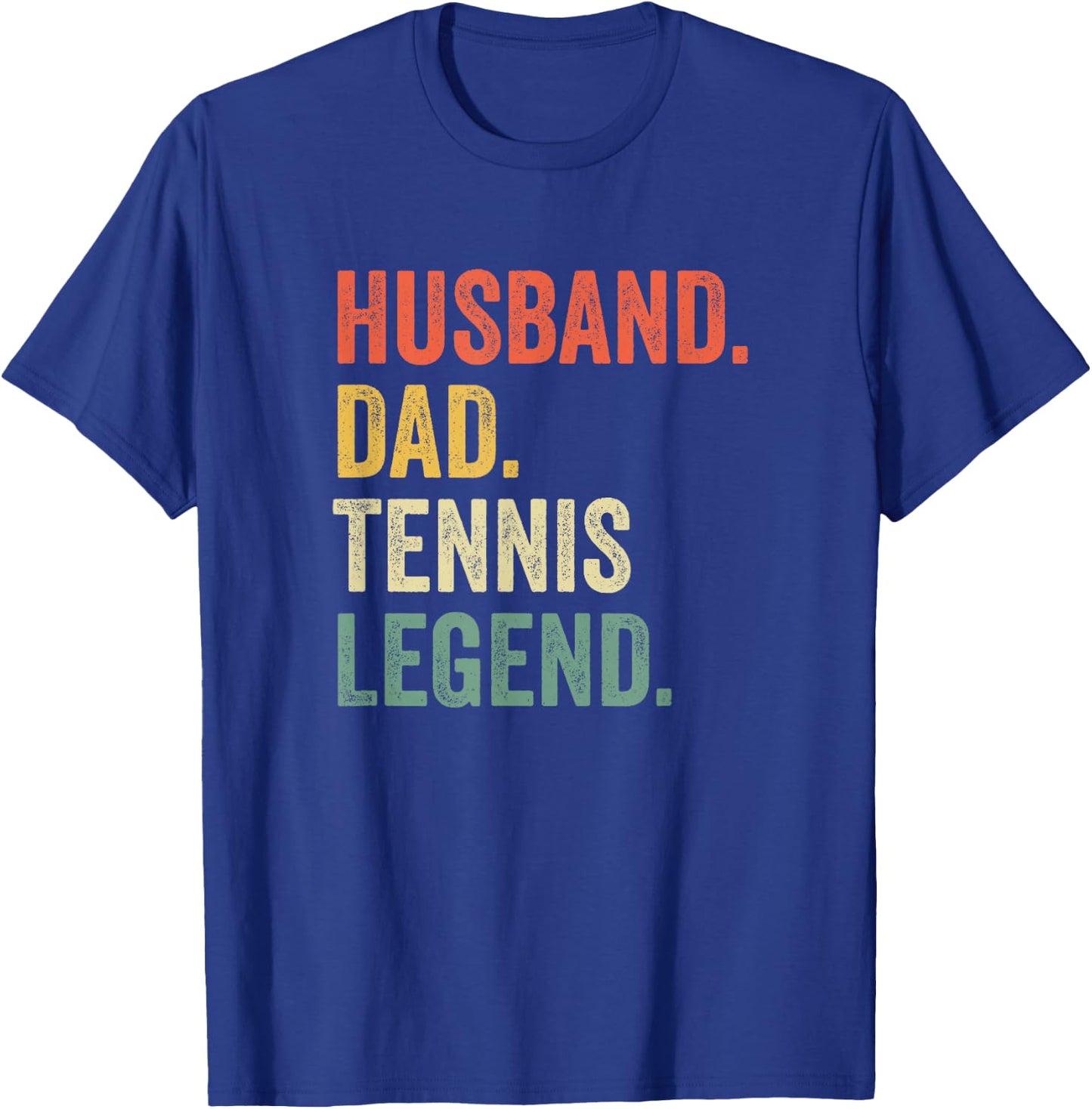 Tennis Player Husband Dad Tennis Legend Vintage T-Shirt - T-Shirt | Royal