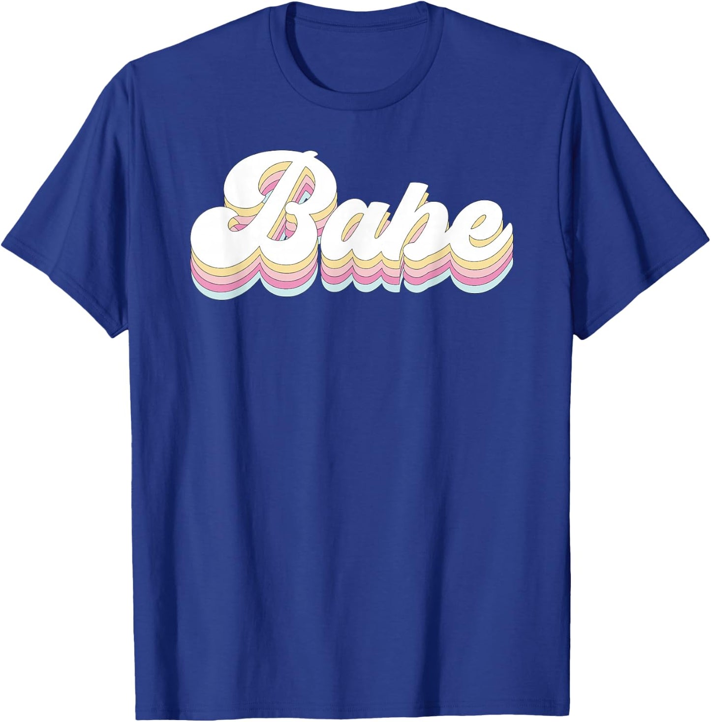 Vintage Retro Babe Bridal Bachelorette Party Matching Gift Small T-Shirt - T-Shirt | Royal
