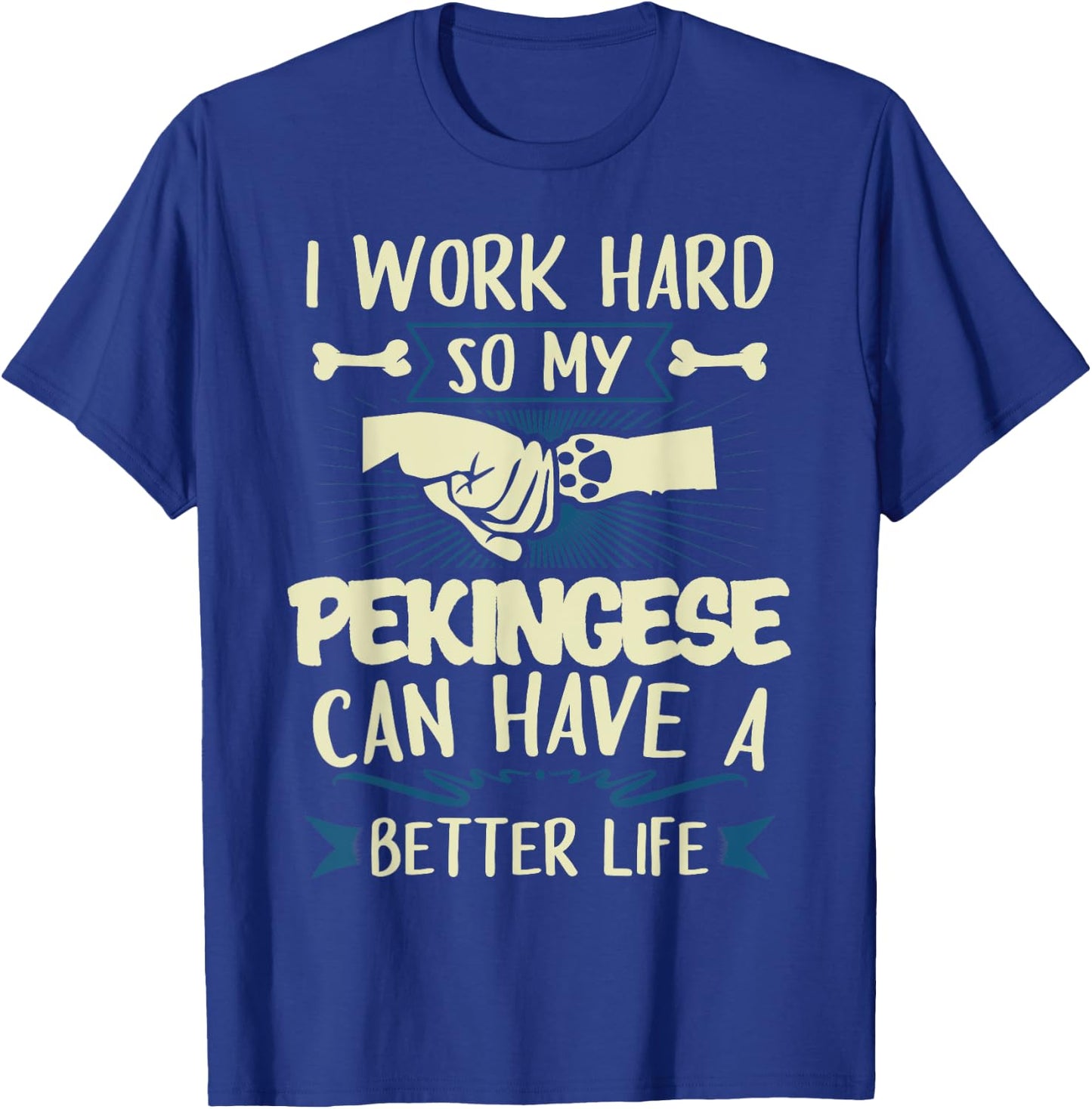 Pekingese Shirt Men Women Dog Mom Dog Lover T-Shirt - T-Shirt | Royal