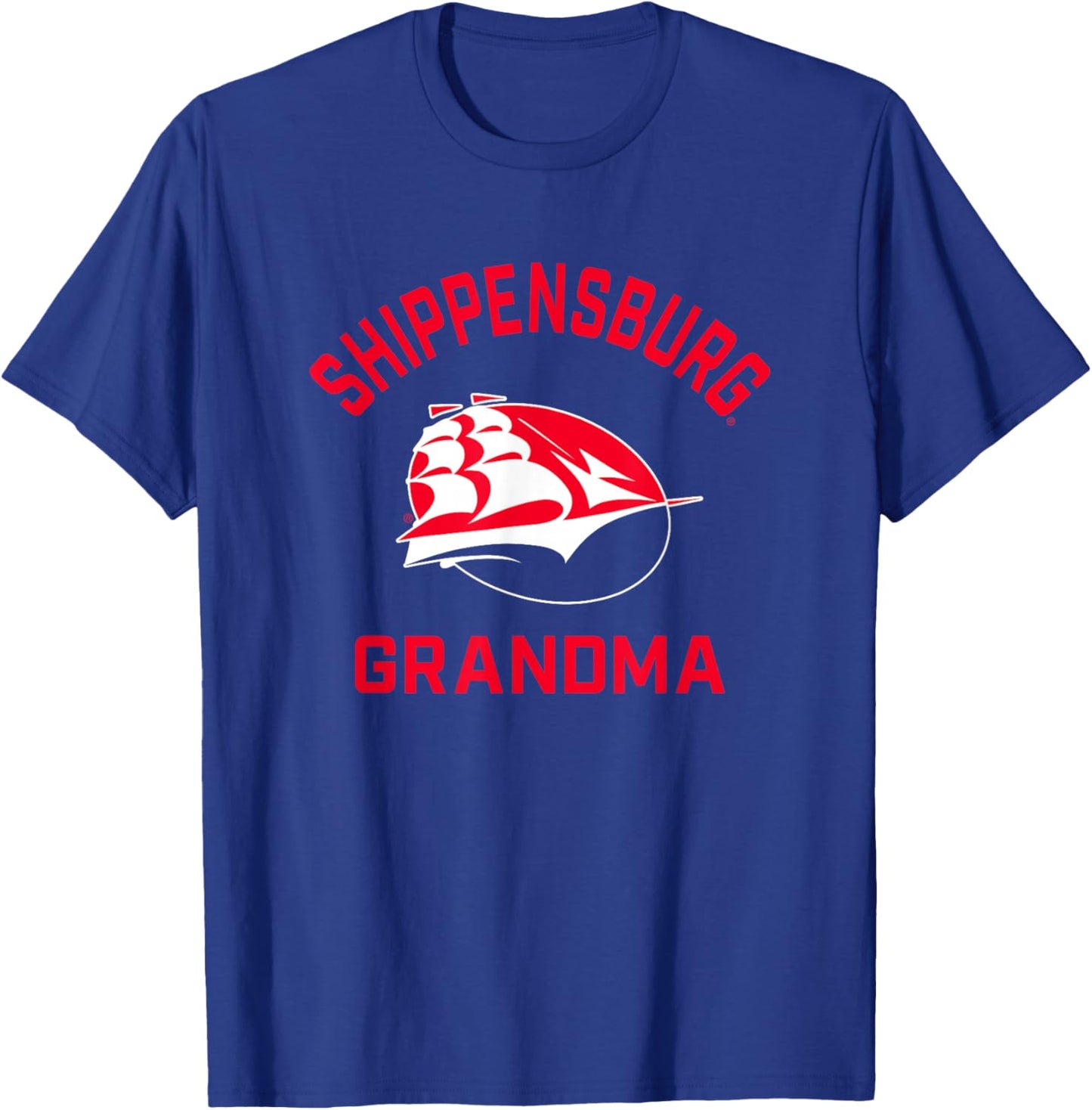 Shippensburg University Raiders Arched Grandma T-Shirt - T-Shirt | Royal