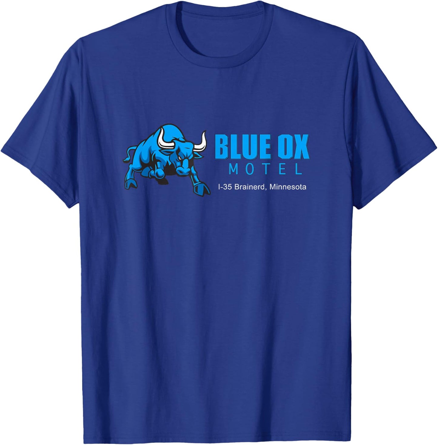 FARGO | Blue Ox Motel Classic Movie T-Shirt - T-Shirt | Royal