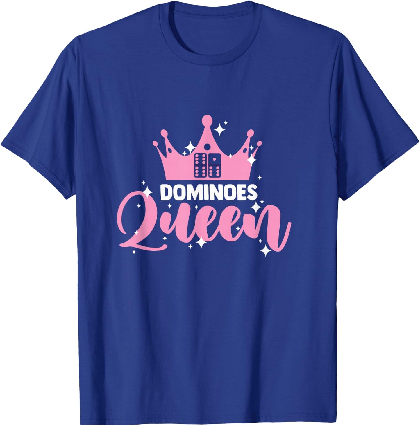 Dominoes Queen for an Domino Player T-Shirt - T-Shirt | Royal