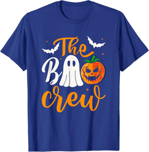 Halloween The Boo Crew - Cute Ghost - Spooky Family Matching T-Shirt - T-Shirt | Royal