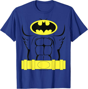 DC Comics Batman Costume Outline Small T-Shirt - T-Shirt | Royal