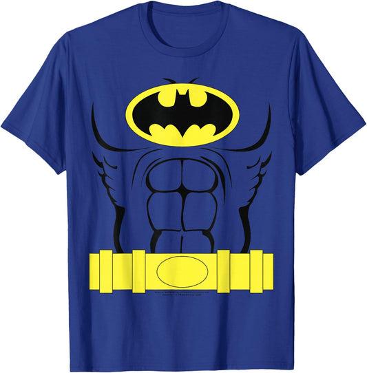 DC Comics Batman Costume Outline Small T-Shirt - T-Shirt | Royal