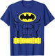DC Comics Batman Costume Outline Small T-Shirt - T-Shirt | Royal