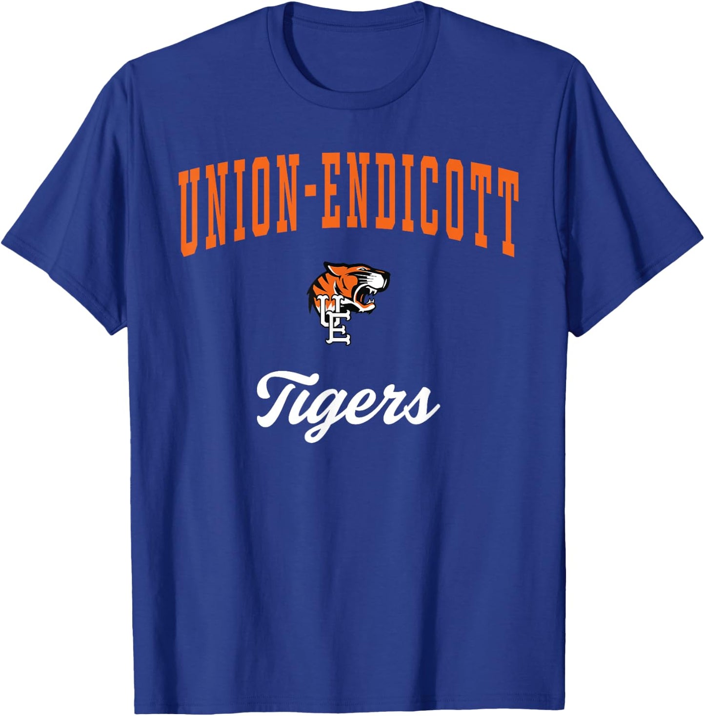 Union-Endicott High School Tigers T-Shirt - T-Shirt | Royal
