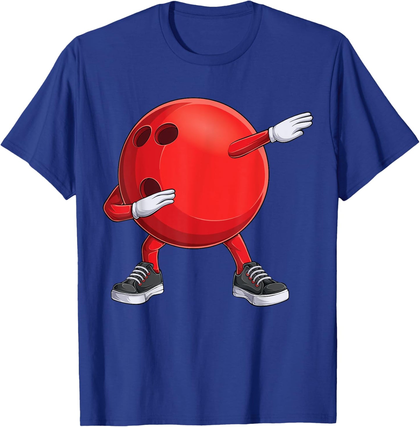 Funny Dab Bowling Ball Bowler Bowling Player Kids Boys Men T-Shirt - T-Shirt | Royal