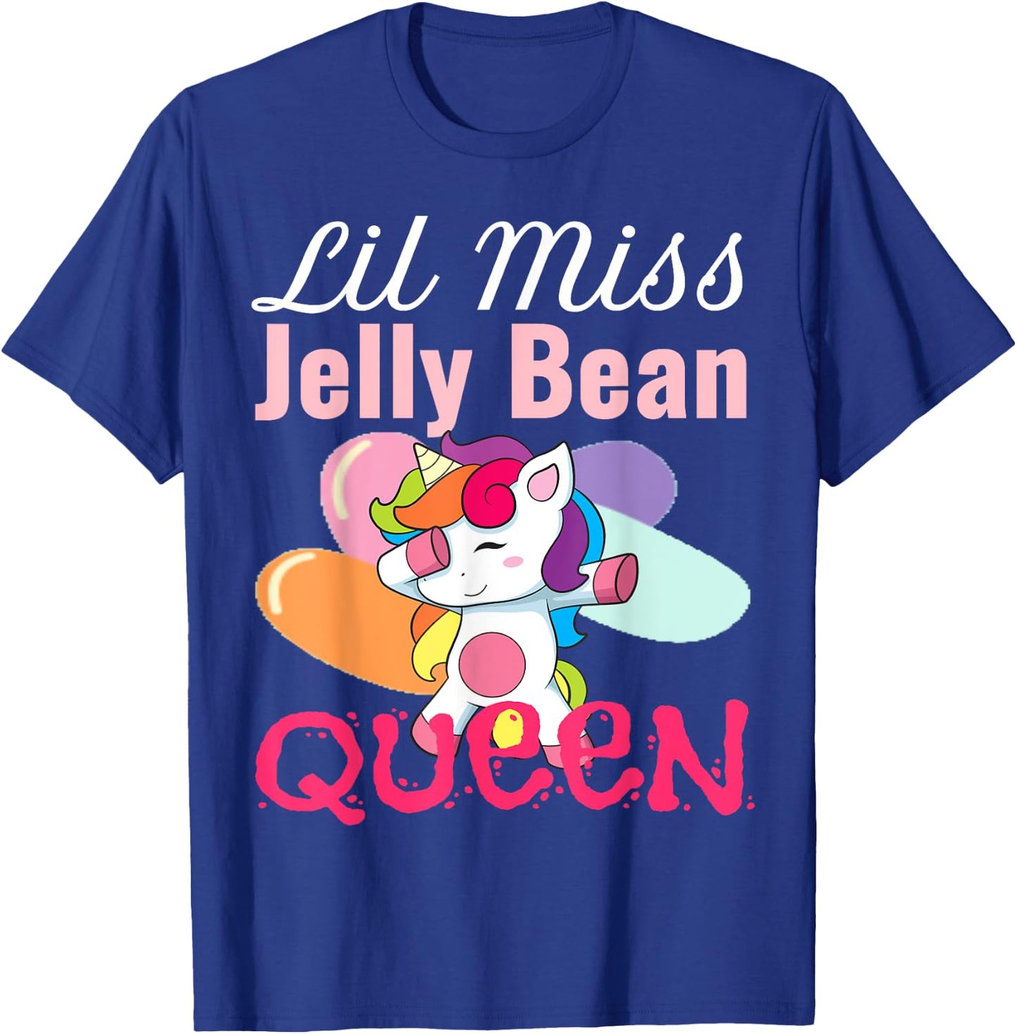 Easter Shirt for Girls Youth Kids Jelly Bean Funny Gift T-Shirt - T-Shirt | Royal