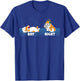 Sleep All Day Play Games All Night Funny Dog Corgi Gamer T-Shirt - T-Shirt | Royal