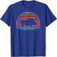 Hog Boar Hunting Retro Vintage 80s Style T-Shirt - T-Shirt | Royal