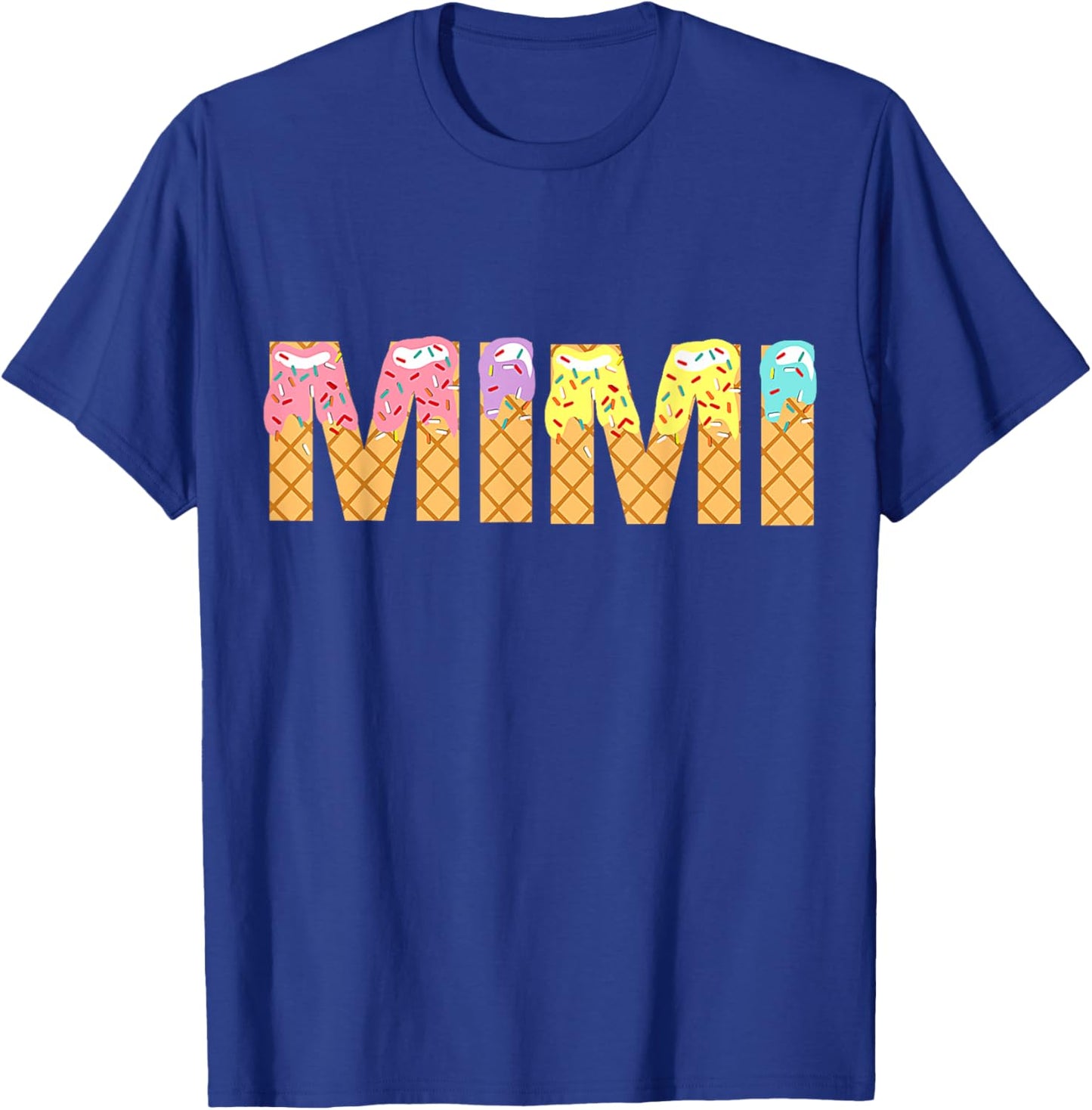 Mimi Of The Sweet One Ice Cream 1st First Birthday Family T-Shirt - T-Shirt | Royal