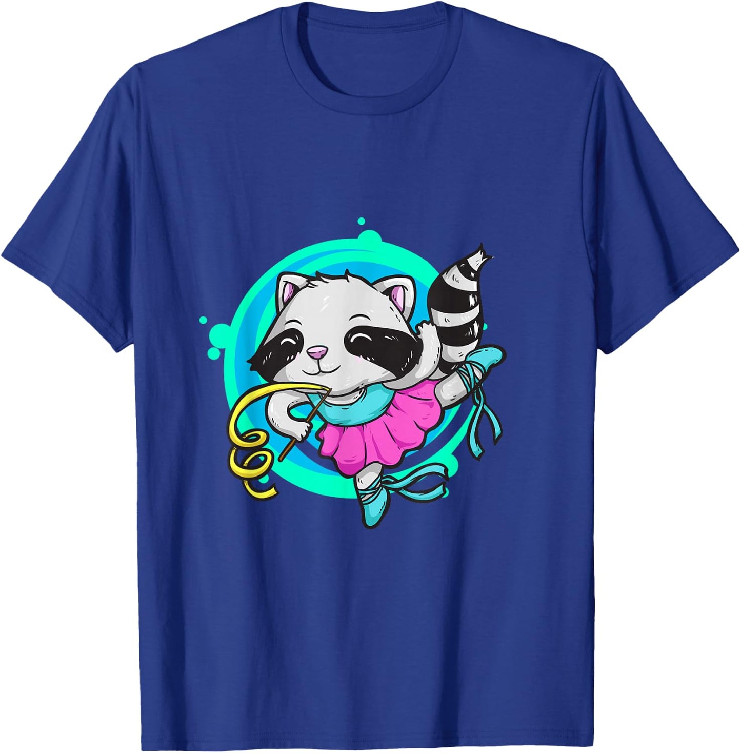 Ballet Dancer Raccoon Trash Panda Ballerina Ballet Teacher T-Shirt - T-Shirt | Royal