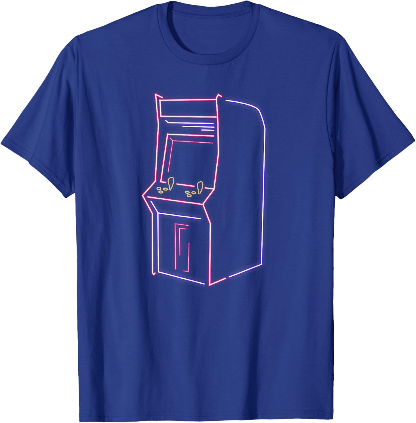 Arcade Video Gamer Game Machine Vintage 80S 90S Retro T-Shirt - T-Shirt | Royal