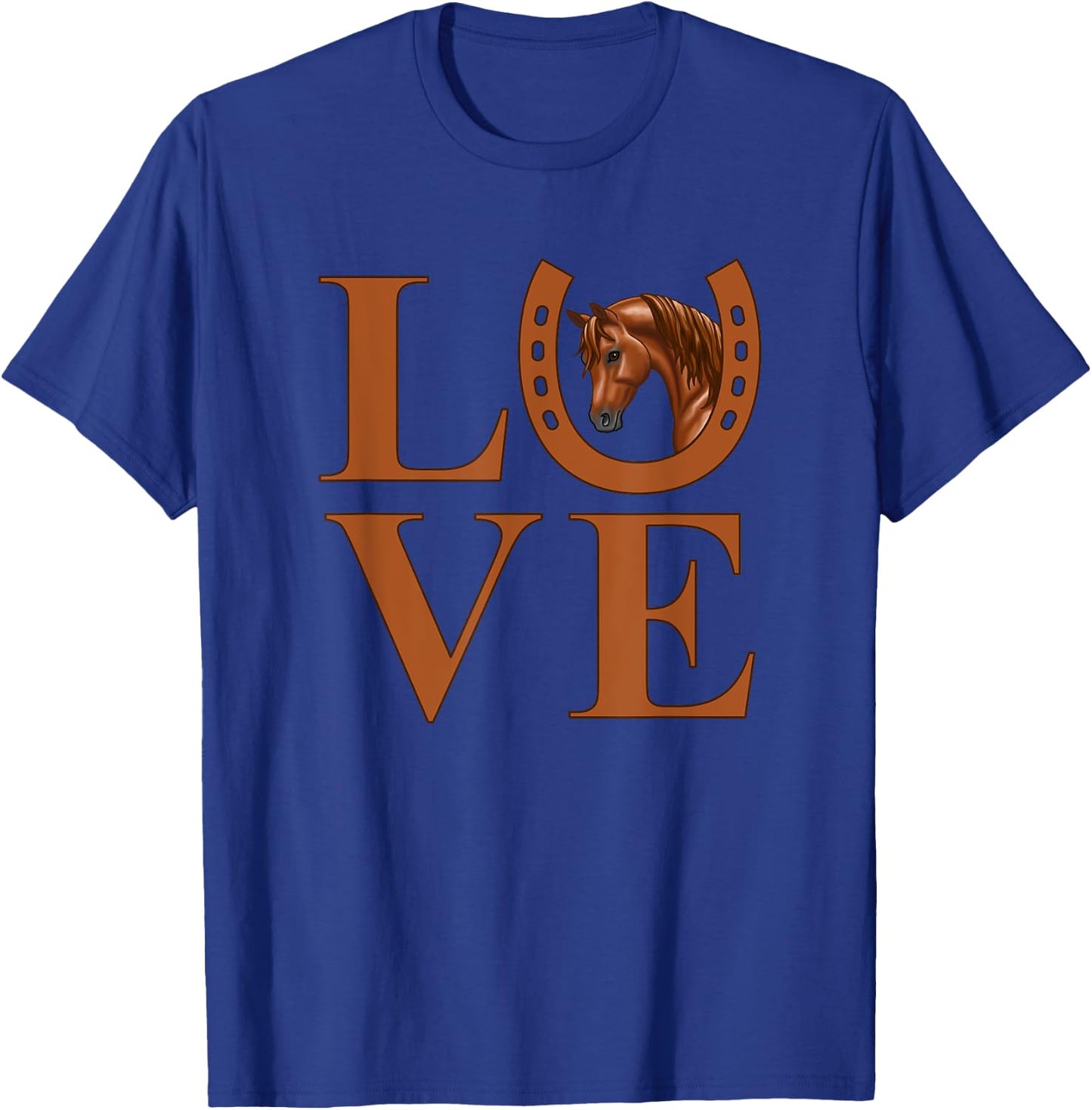I Love Chestnut Arabian Horses T-Shirt - T-Shirt | Royal
