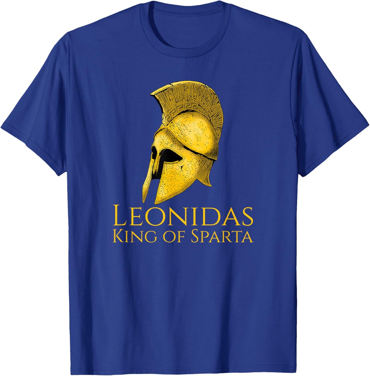 Ancient Classical Greek History Leonidas King Of Sparta T-Shirt - T-Shirt | Royal