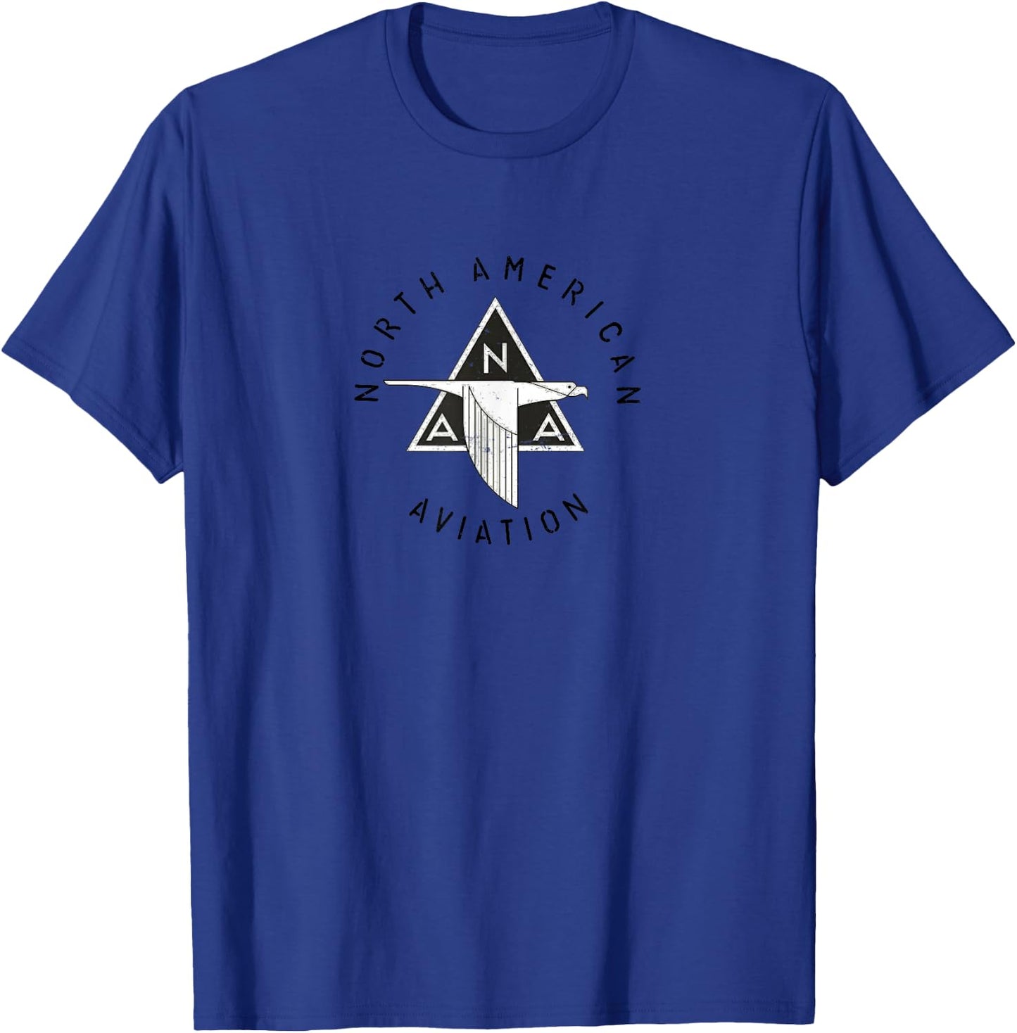 Military clothing aircraft of WW2 North American Aviation , Small, Grey T-Shirt - T-Shirt | Royal