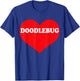 I Heart Doodlebug, I Love Doodlebug Custom T-Shirt - T-Shirt | Royal