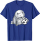 Cute Soccer Manatee T-Shirt - T-Shirt | Royal
