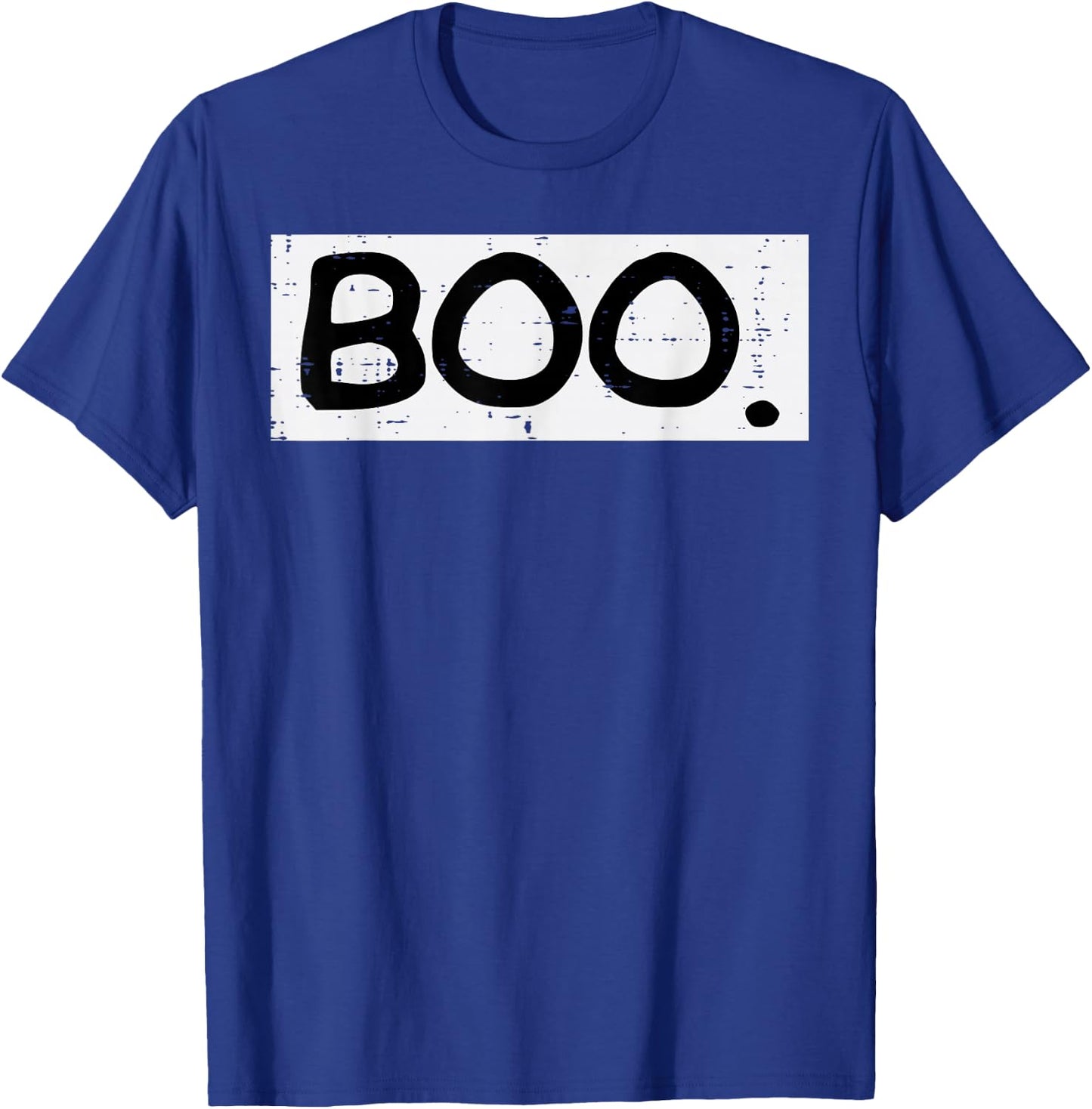 Boo Halloween Costume Lazy Women Men Kids Boys Girls Teens T-Shirt - T-Shirt | Royal
