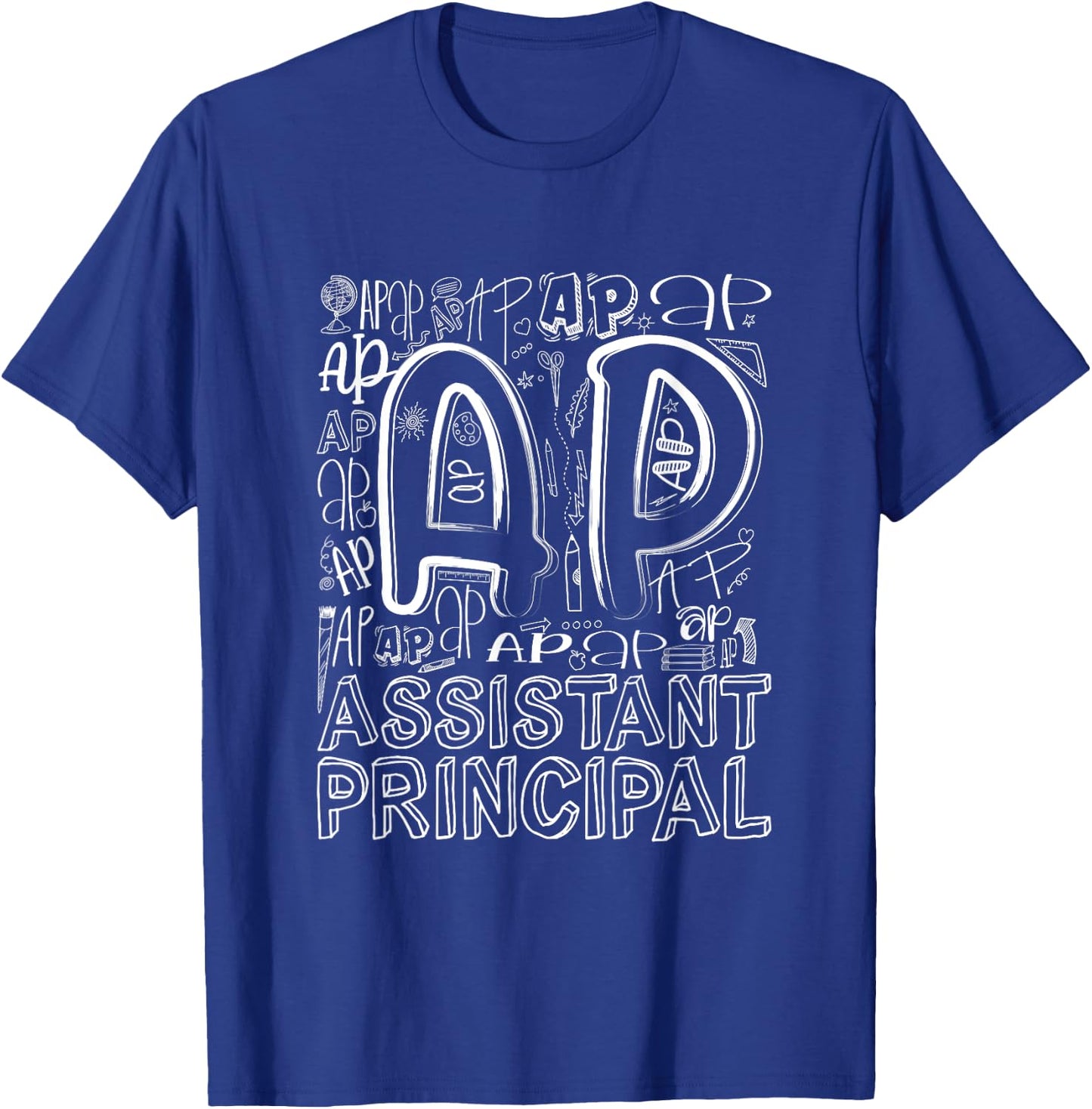 Assistant Principal Teacher Appreciation Week Cute Men Women T-Shirt - T-Shirt | Royal