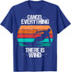 Kitesurf Kiteboarder Vintage Kite Kitesurfing Kiteboarding T-Shirt - T-Shirt | Royal