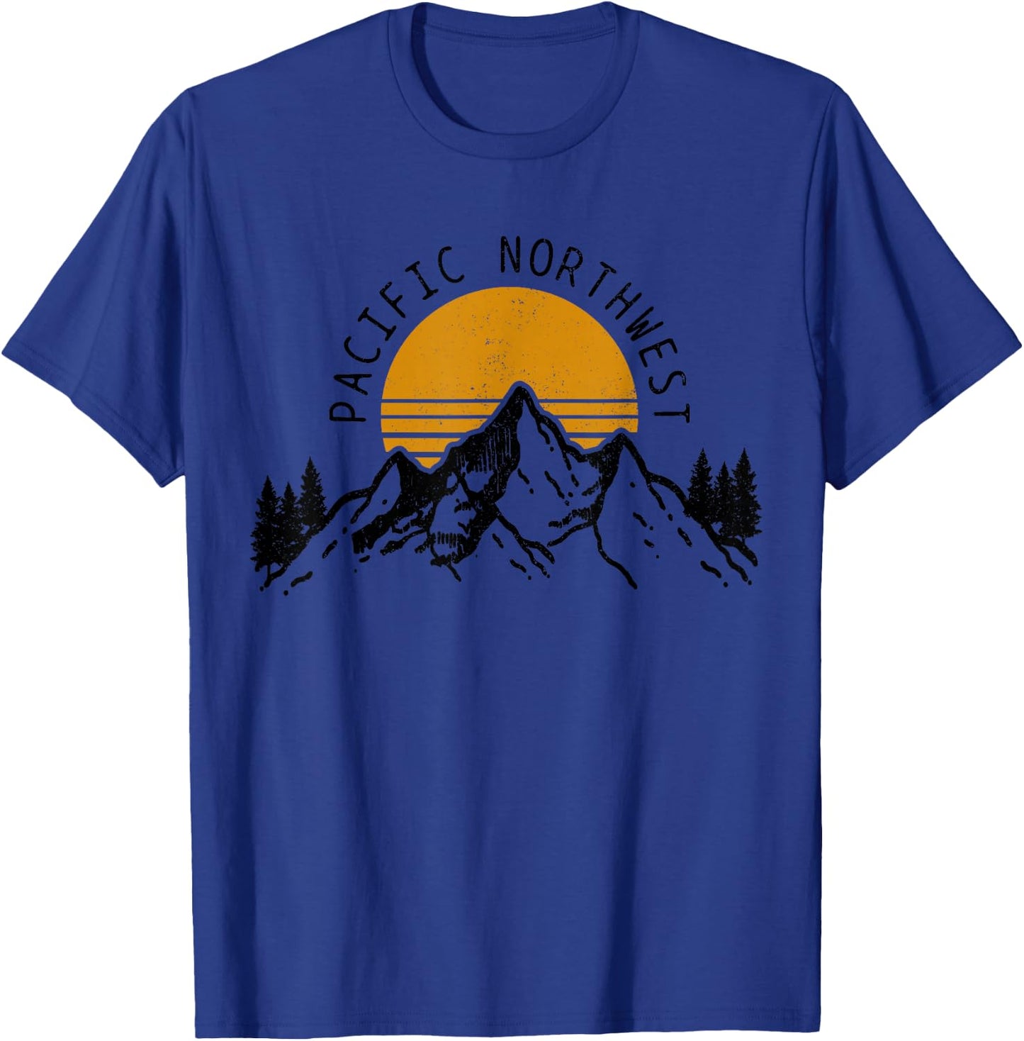 Pacific Northwest PNW Oregon Washington USA America Souvenir T-Shirt - T-Shirt | Royal