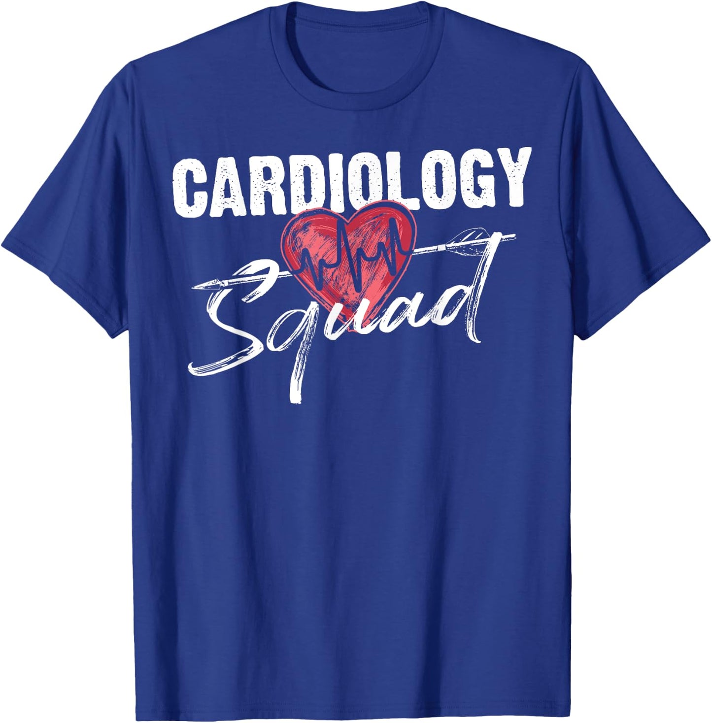 Funny Cardiology Squad Gift Cardiovascular Technologists T-Shirt - T-Shirt | Royal