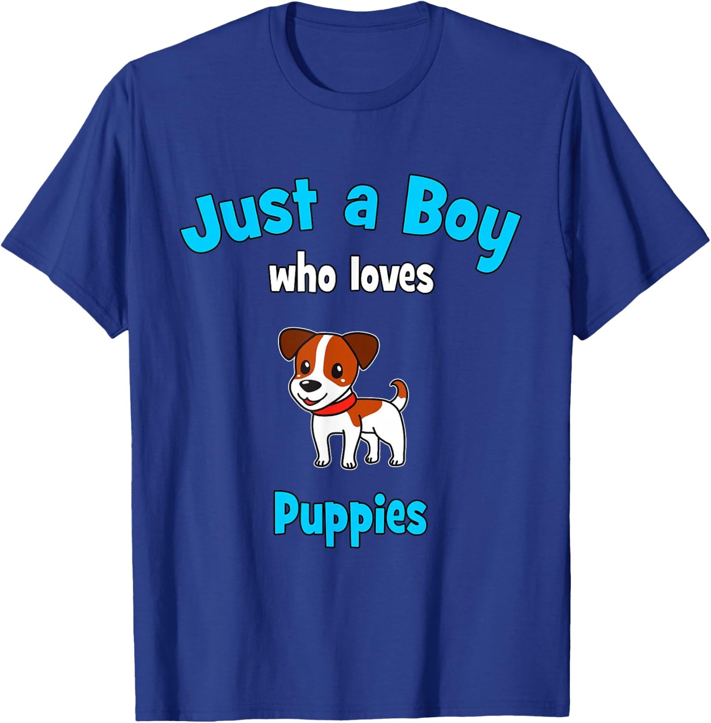 Puppy Shirt for Boys | Kids Puppy T-Shirt - T-Shirt | Royal